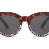 TOMS Florentin Blonde Tortoise Cheetah Fade Traveler Sunglasses | Sunglasses