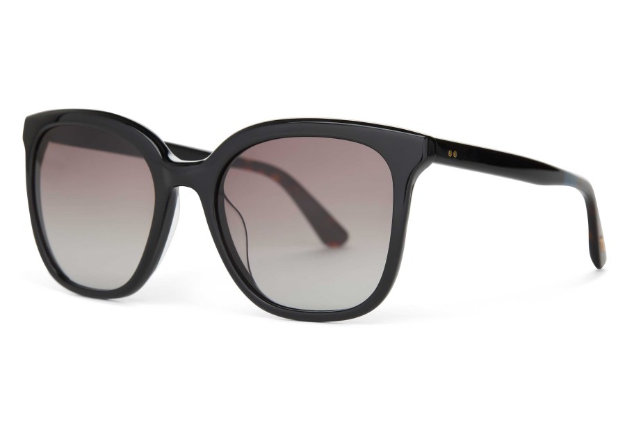 TOMS Charmaine Black Handcrafted Sunglasses | Sunglasses