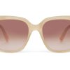 TOMS Natasha Oatmilk Latte Handcrafted Sunglasses | Sunglasses