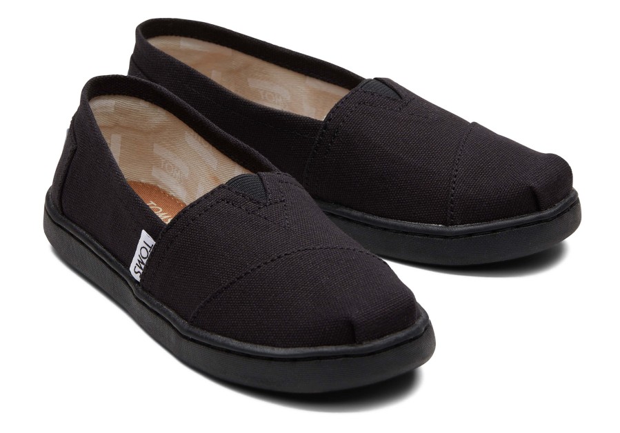 TOMS Youth Alpargata Canvas Kids Shoe | Alpargatas