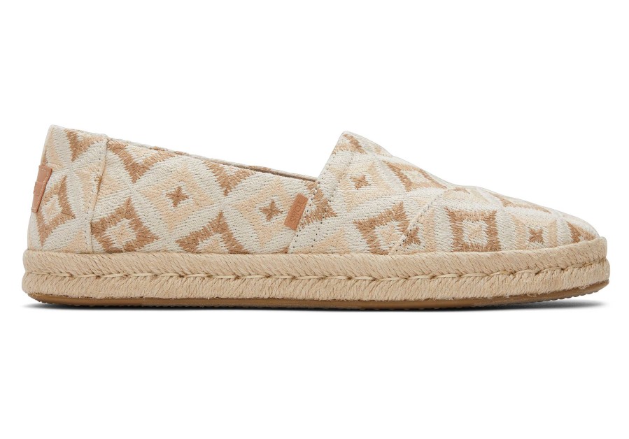 TOMS Alpargata Rope 2.0 Natural Geometric Espadrille | Alpargatas