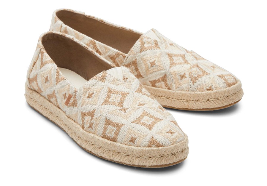 TOMS Alpargata Rope 2.0 Natural Geometric Espadrille | Alpargatas