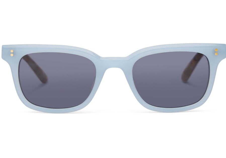 TOMS Ashtyn Milky Blue Handcrafted Sunglasses | Sunglasses