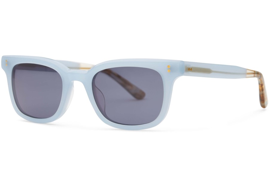 TOMS Ashtyn Milky Blue Handcrafted Sunglasses | Sunglasses