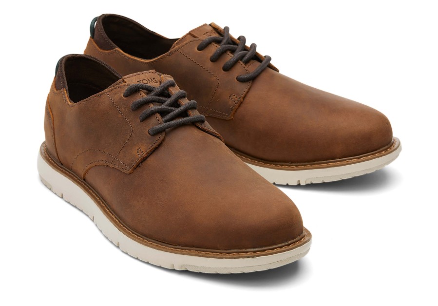 TOMS Navi Brown Water Resistant Dress Shoe | Dress Shoes