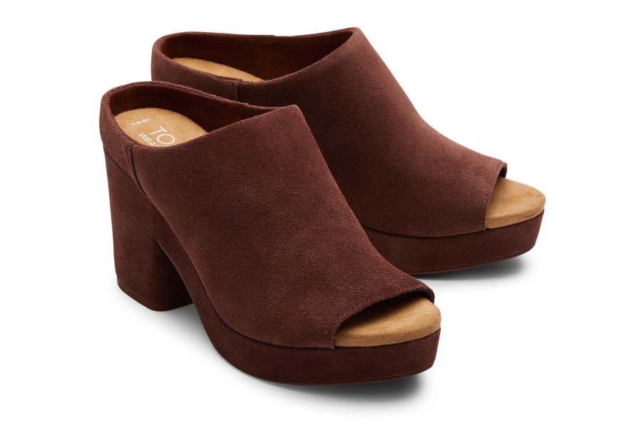 TOMS Florence Suede Heel | Dress Casual