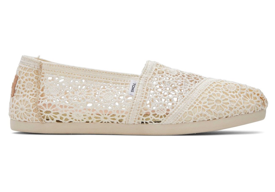 TOMS Alpargata Natural Moroccan Crochet|Alpargata Natural Moroccan Crochet | Alpargatas