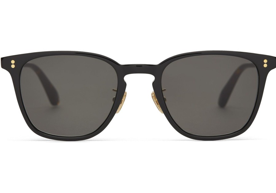 TOMS Emerson Black Handcrafted Sunglasses | Sunglasses