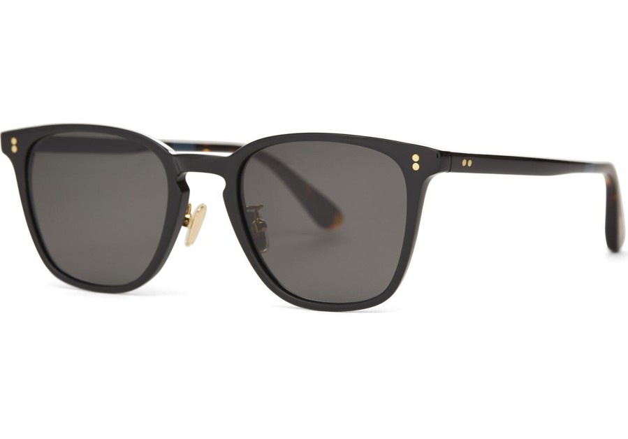 TOMS Emerson Black Handcrafted Sunglasses | Sunglasses