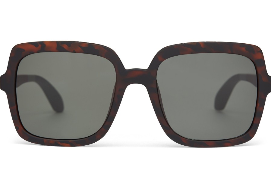 TOMS Athena Tortoise Traveler Sunglasses | Sunglasses