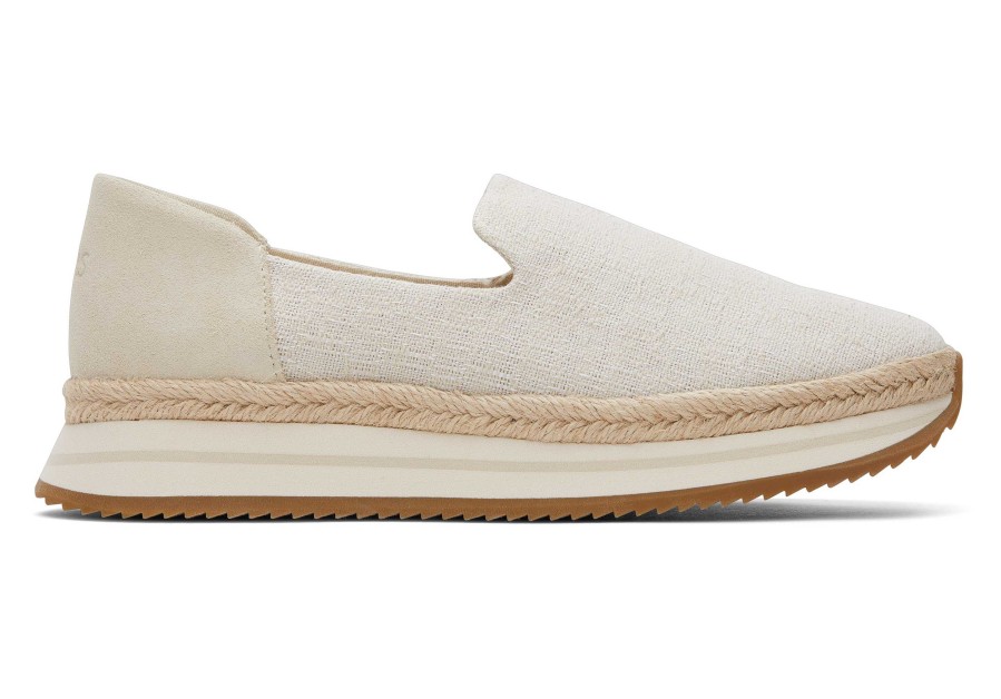 TOMS Jocelyn Cream Textile Espadrille Sneaker | Sneakers