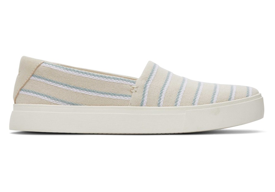 TOMS Kameron Cream Stripes Slip On Sneaker | Sneakers