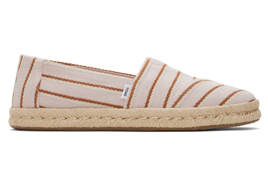 TOMS Alpargata Rope 2.0 Pink Stripes Espadrille | Alpargatas