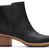 TOMS Marina Leather Heeled Boot | Dress Casual