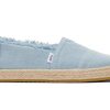 TOMS Youth Alpargata Washed Denim Kids Shoe | Alpargatas