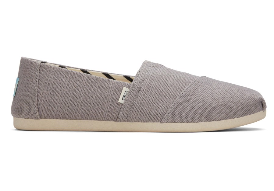 TOMS Alpargata Morning Dove Heritage Canvas Wide Width | Alpargatas