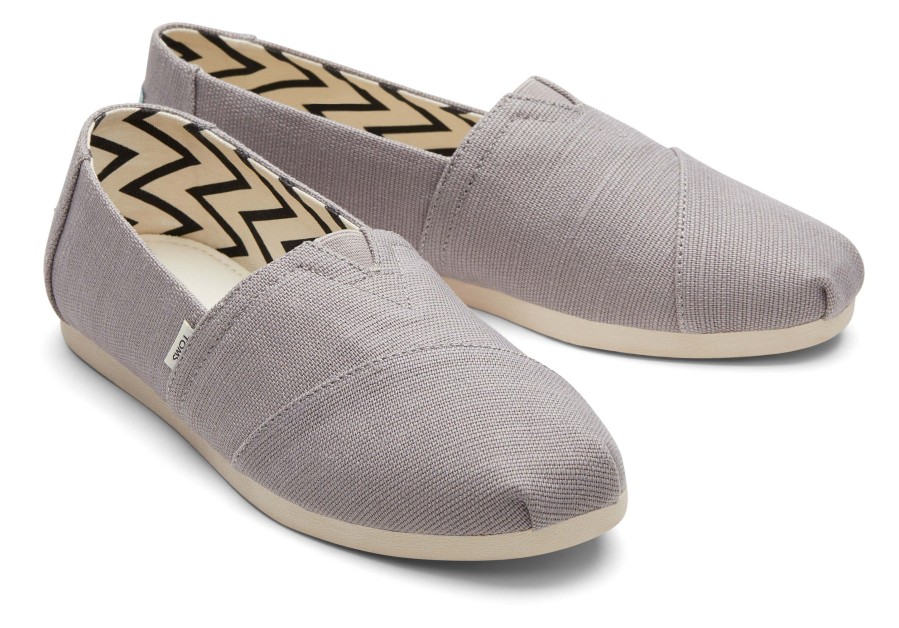 TOMS Alpargata Morning Dove Heritage Canvas Wide Width | Alpargatas