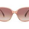 TOMS Sandela 201 Apricot Handcrafted Sunglasses | Sunglasses