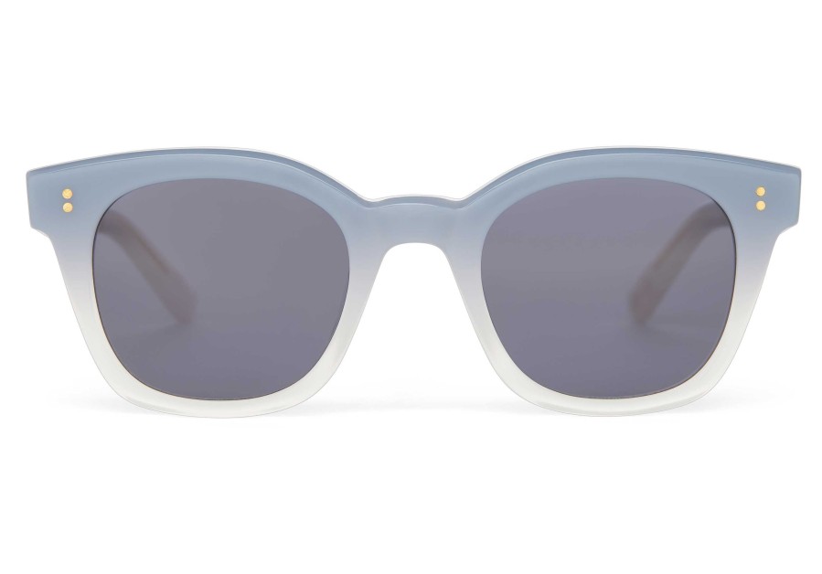 TOMS Rome Chalky Blue Fade Handcrafted Sunglasses | Sunglasses