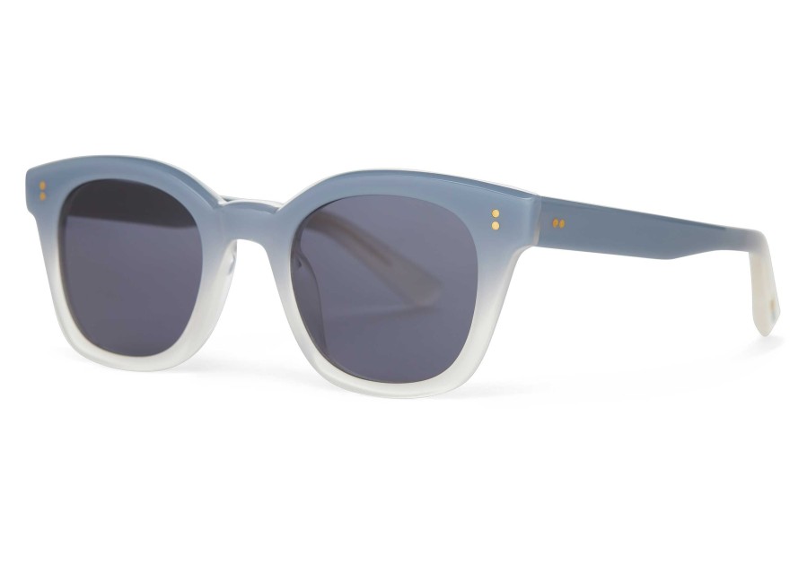 TOMS Rome Chalky Blue Fade Handcrafted Sunglasses | Sunglasses