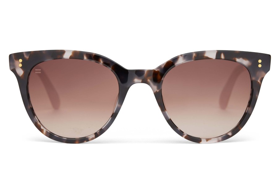 TOMS Marlowe Vintage Tortoise Handcrafted Sunglasses | Sunglasses