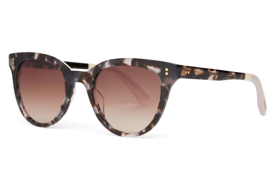 TOMS Marlowe Vintage Tortoise Handcrafted Sunglasses | Sunglasses