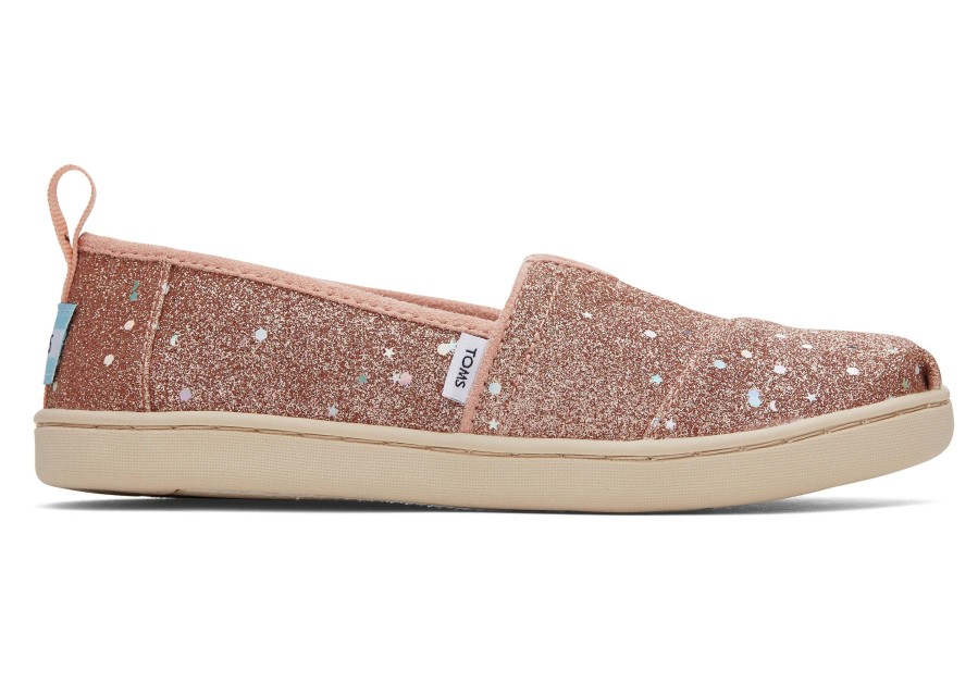 TOMS Youth Alpargata Cosmic Glitter Kids Shoe | Alpargatas