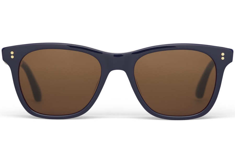 TOMS Fitzpatrick Navy Handcrafted Sunglasses | Sunglasses