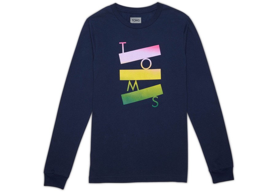 TOMS Toms Logo Long Sleeve Crew Tee | Tees