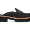 TOMS Cara Mule Black Leather Loafer | Dress Casual