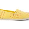 TOMS Alpargata Yellow Stitched Stripes | Alpargatas