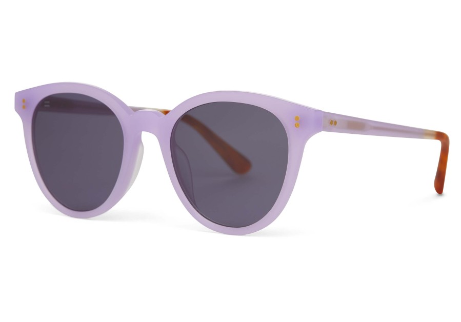 TOMS Aaryn Lavender Crystal Handcrafted Sunglasses | Sunglasses