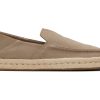 TOMS Alonso Taupe Suede Rope Loafer | Espadrilles