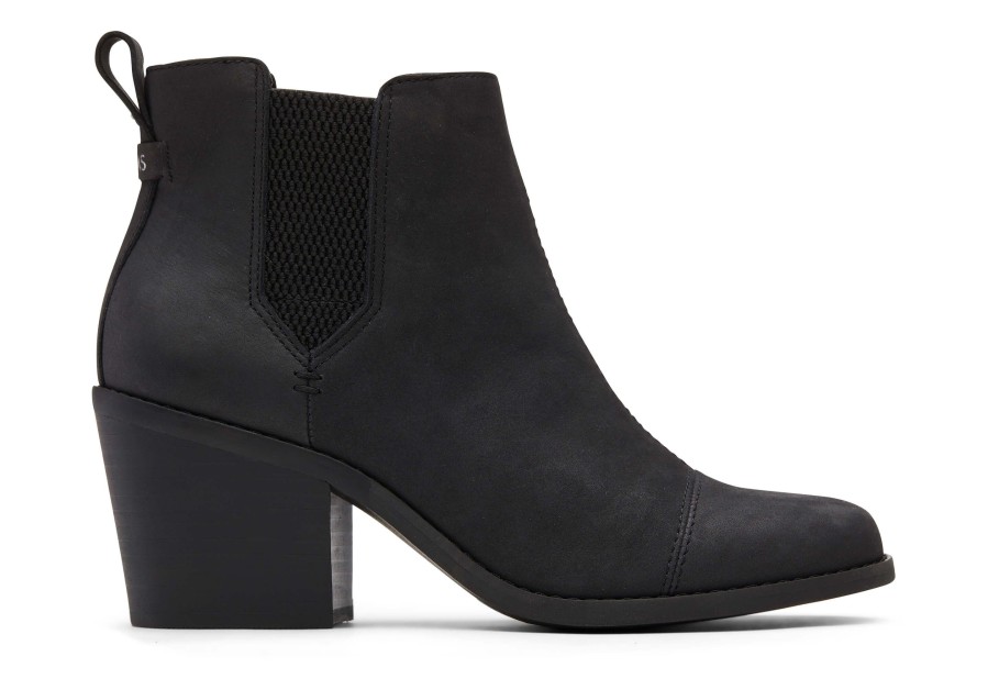 TOMS Everly Nubuck Heeled Boot | Dress Casual