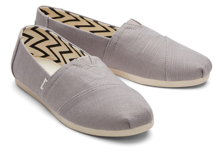 TOMS Alpargata Morning Dove Heritage Canvas Wide Width | Wide Width