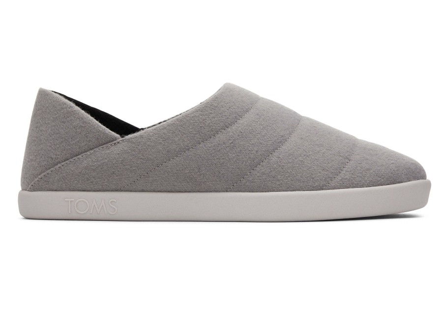 TOMS Ezra Grey Faux Fleece Convertible Slipper|Ezra Grey Faux Fleece Convertible Slipper | Slippers