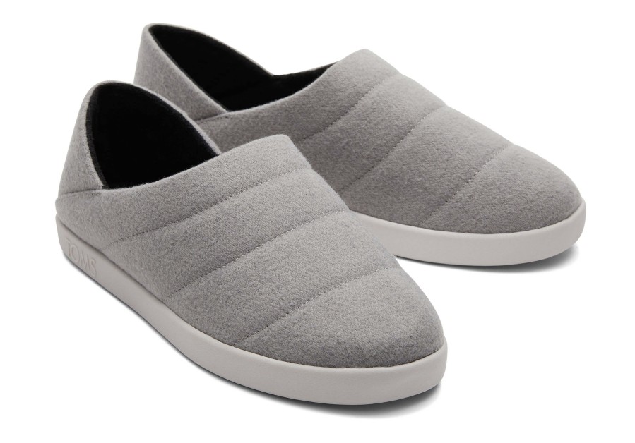 TOMS Ezra Grey Faux Fleece Convertible Slipper|Ezra Grey Faux Fleece Convertible Slipper | Slippers