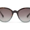 TOMS Aaryn Tortoise Ocean Grey Fade Handcrafted Sunglasses | Sunglasses