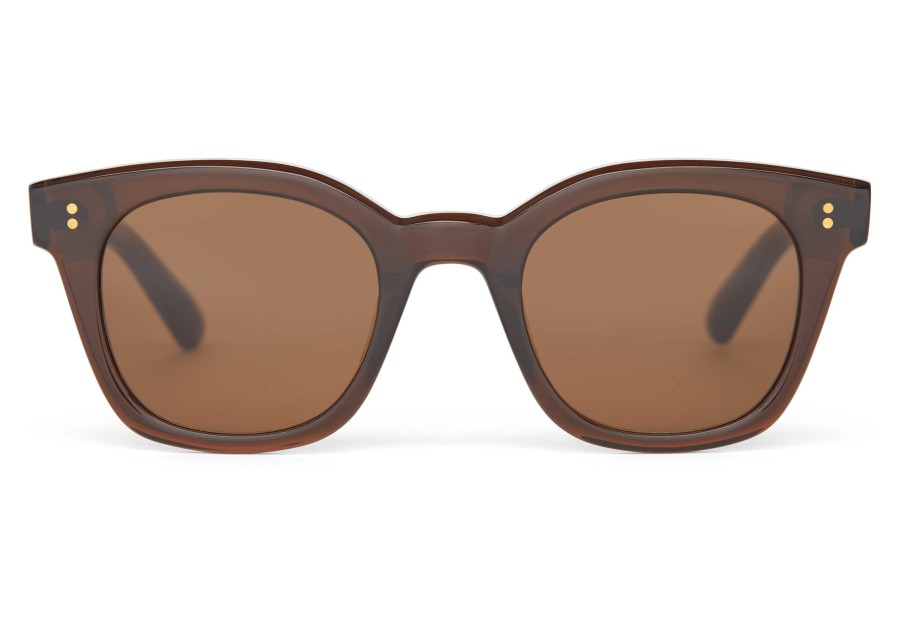 TOMS Rome Cacao Crystal Handcrafted Sunglasses | Sunglasses