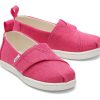 TOMS Alpargata Pink Heritage Canvas Toddler Shoe | Alpargatas