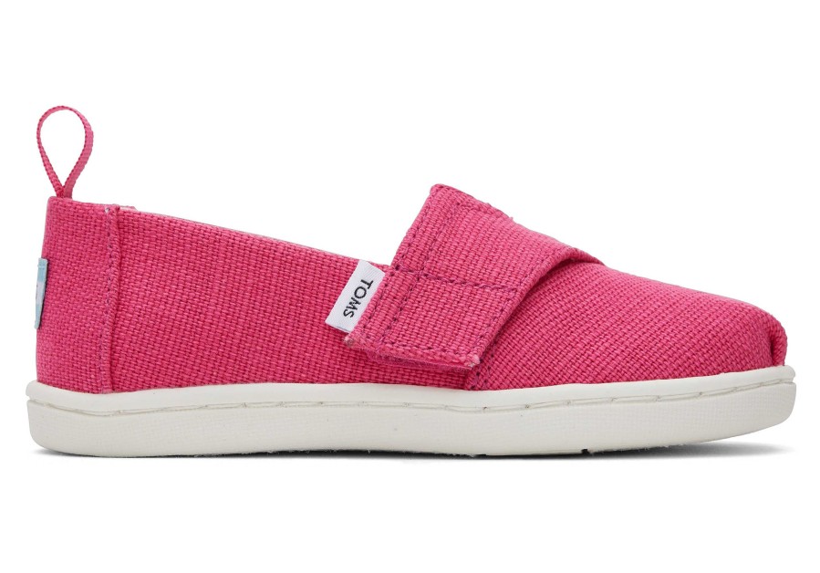 TOMS Alpargata Pink Heritage Canvas Toddler Shoe | Alpargatas