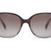 TOMS Sandela 201 Tortoise Ocean Grey Fade Handcrafted Sunglasses | Sunglasses