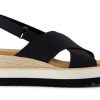 TOMS Diana Crossover Wedge Sandal | Dress Casual