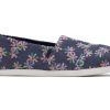 TOMS Alpargata Navy Embroidered Floral | Alpargatas