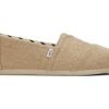 TOMS Alpargata Natural Heritage Canvas Wide Width | Alpargatas