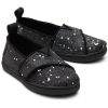 TOMS Alpargata Black Cosmic Glitter Toddler Shoe | Alpargatas