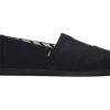 TOMS Alpargata All Black Heritage Canvas Wide Width | Wide Width