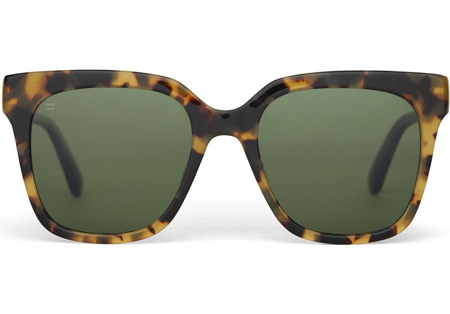 TOMS Natasha Tortoise Polarized Handcrafted Sunglasses | Sunglasses