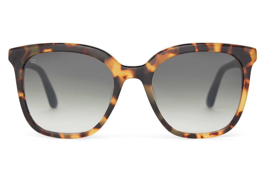 TOMS Charmaine Blonde Tortoise Handcrafted Sunglasses | Sunglasses